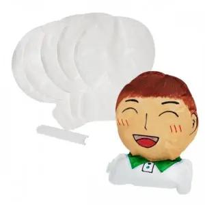 [꾸꾸까까]얼굴풍선 만들기 그리기 색칠풍선 1입 포장 10P
