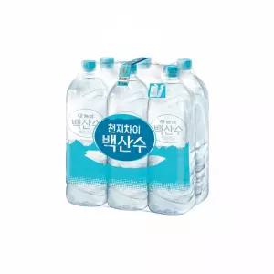 백산수 생수 2L 12병 (유라벨/무라벨 랜덤발송)