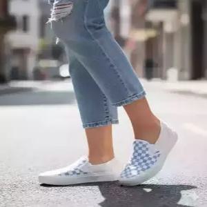 반스 vans 컴피쿠시 원 - (체커보드) 블루마쉬멜로우 VN0A45J57Z21