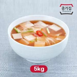 [종가집] 종가집 우리땅 나박김치 5kg 종갓집 국산 김장 물김치
