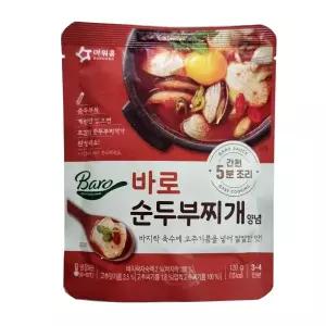 아워홈 바로 순두부찌개 양념 120g
