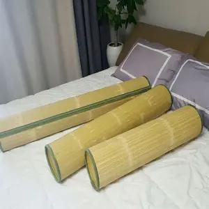 여름 죽부인 냉감 원통형 시원 대나무 죽부인 숙면 쿨잠자리 보조 베개 용품 낮잠 쿠션 원형 지지 수면