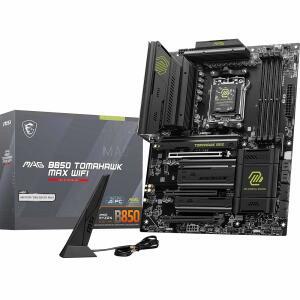 MSI MAG B850 토마호크 MAX WiFi 마더보드, ATX - AMD Ryzen 9000/8000/7000 프로세서, AM5-80A SPS VRM, DDR5 메모리 부스트 8400+ MT/s(OC), PCIe 5.0 x16, M.2 Gen5, Wi-Fi 7, 5G LAN 지원