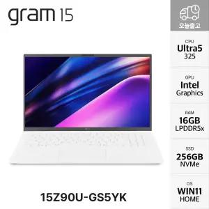 LG전자 그램15 15Z90U-GS5YK Ultra5 대학생 그램노트북 WIN11 HOME 16GB 256GB YO