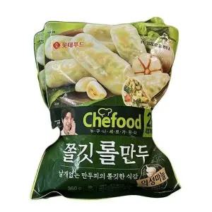 롯데푸드 쉐푸드 쫄깃롤만두 360g x 2 x 1개 b26839 (29257537)