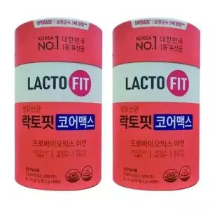 [종근당건강] 생유산균 락토핏 코어맥스 2g x 60포 x 2통 FWS