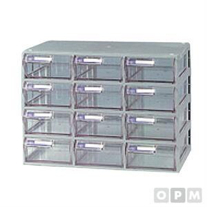 부품상자 공구정리박스4단12칸 CMD-500 플라스틱 함 공구수납 칸막이 볼트