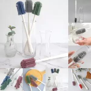 파스텔 실리콘 텀블러 세척솔 4color/물병솔/주방/주방솔/병솔/젖병/실리콘솔/텀블러솔/물병/병세척솔/설거