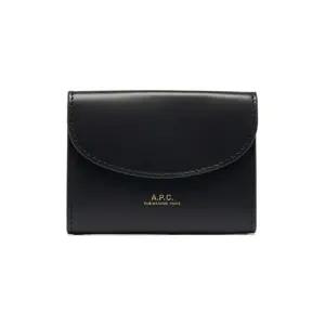 A.P.C [아페쎄] 여성 제네바 카드 지갑 PXAWV F63349 LZZ BLACK)