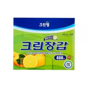 크린랩 대용량 위생 크린장갑 400매 1개 국민 주방용품 비닐장갑