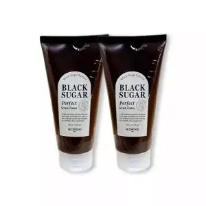 스킨푸드 블랙슈가 퍼펙트 스크럽 폼 180g x 2개