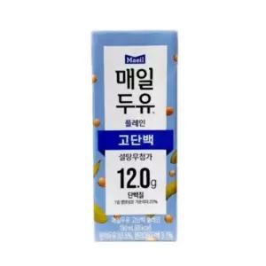 매일두유 고단백 플레인 190ml 48팩