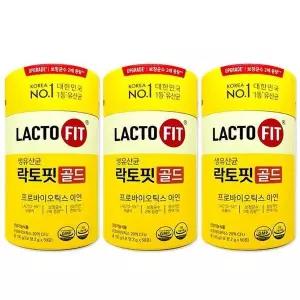[하프클럽/기타]생유산균 락토핏 골드 2g X 50포 3통 dn
