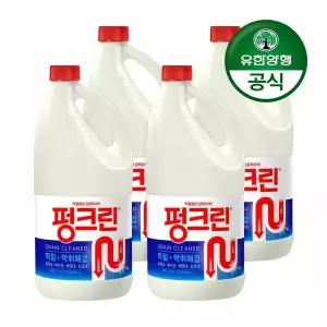 유한양행유한 펑크린/배수관 막힘 용해제 4L 4개