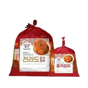 종가 전라도식 포기김치 5.2kg + 총각김치 850g