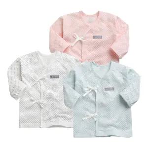 [그린베베] 신생아 여름용 스몰도트 쟈가드 배냇저고리/신생아옷/저고리/가운/속싸개/태열/출산선물/출산준비/실내복/외출복/KC인증/국내원단