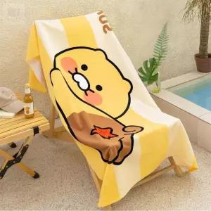 아띠스타일 춘식이 철푸덕 비치타월 XL 대형비치타올