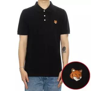 메종키츠네 MUST IT_ 26SS 폭스헤드 레귤러 폴로 티셔츠 PM00209KP0002 P199