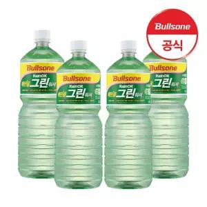 불스원 레인OK 에탄올 그린워셔 1800mlx4개