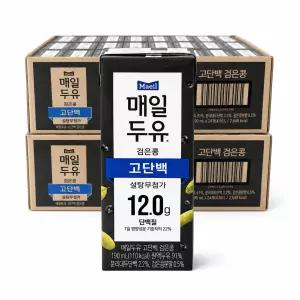 매일두유 고단백 검은콩, 190ml, 48개