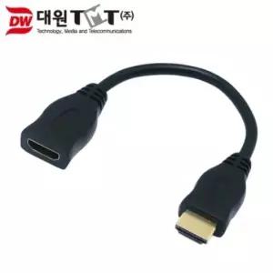 대원TMT DWG-HMF-0.2M HDMI 2.0 연장 젠더 케이블/젠더/변환/연결/연장/전기/전선
