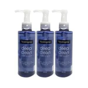[매장정품] 뉴트로지나 딥 클린 클렌징 오일 200ml 모공케어 3개 Ss 2278600