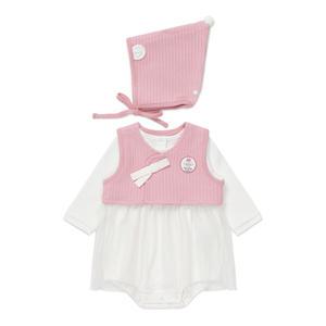 [블루독베이비] 46-170-040-19 PK)도기한복세트바디수트B