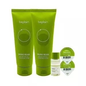 비플레인 녹두 약산성 클렌징 폼 160ml + 160ml