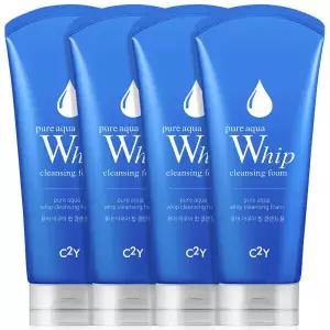 아쿠아 휩 폼클렌징 대용량 120ml 4개 저자극 세안제 클렌징폼
