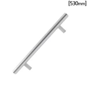 나사간격 메이플 2구 서랍장 신발장 손잡이 가구리폼 실버 DIY 530mm 씽크대