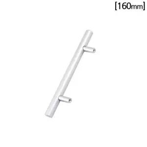 2구 손잡이 DIY 신발장 메이플 가구리폼 실버 서랍장 나사간격 160mm 씽크대