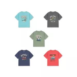 [롯데백화점]탑텐키즈 MKG2TS3203 공용) 가먼트다잉 코튼 T