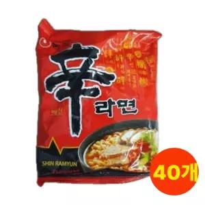 농심 신라면 봉지라면 120g X 40개
