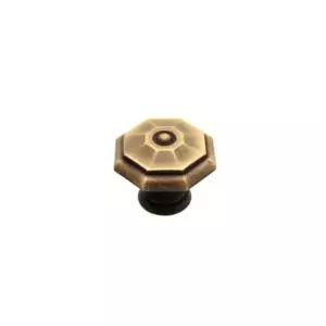 엔틱 가구리폼 손잡이 1구 DIY 인테리어 팔각 가구손잡이 32mm 소형 이중