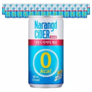 동아오츠카 나랑드사이다 제로 180mlx30캔 사이다제로 사이다 나랑드 제로사이다