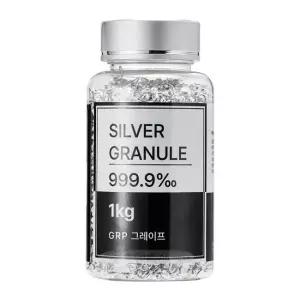 그레이프 999.9 순은 실버 그래뉼 포나인 은투자 실버바 1000g 1kg, 1개