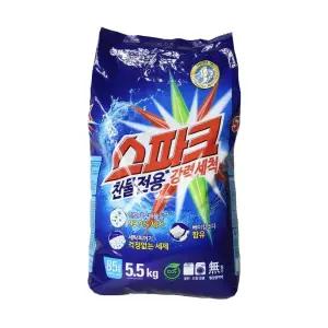 애경산업 스파크 세탁세제 가루세제 5.5kg 분말세제 세제