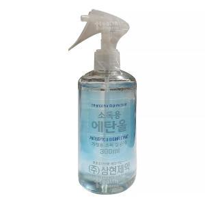 삼현제약 소독용에탄올 스프레이 300ml 1개/상처소독/피부소독/가정비상용품/삼현제약/뿌리는 소독제