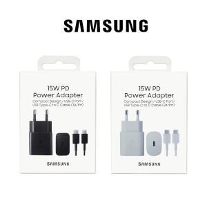 삼성 정품 박스포장 15W PD 고속 충전기 케이블 포함 EP-T1510X/S