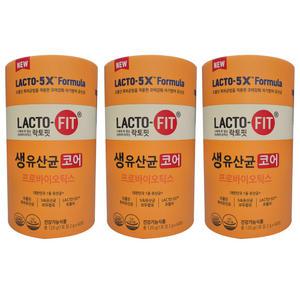 종근당 락토핏 생유산균 코어 5X 60포 3통 180포