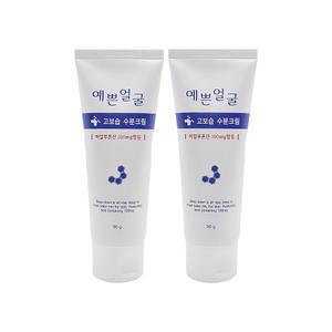 SNS 소문난 대란템 고보습 예쁜얼굴 수분크림 90ml 2개 히알루론산 100mg 약국크림 약국