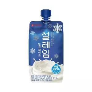 (24개입) 롯데 설레임 밀크/아이스크림/맛있는/간식/어린이/대량/세트/샌드/하드/콘/여름/빙과/후식/운동회