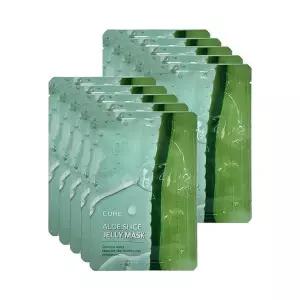 [셀러허브]김정문알로에 큐어 알로에 슬라이스 젤리 마스크 제주 에디션 30ml 10매 Ss (S16347085)