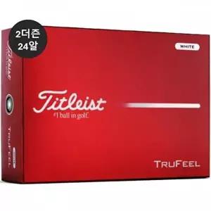 [타이틀리스트](2더즌 24알) 타이틀리스트 정품 2026 트루필(TRUFEEL) 2피스 (화이트 옐로우)