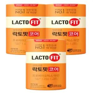 종근당 유산균 락토핏 코어 60포 3통 (180일분)