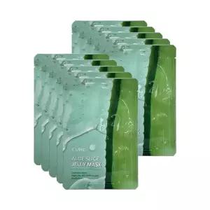[김정문알로에]김정문알로에 큐어 알로에 슬라이스 젤리 마스크 제주 에디션 30ml 10매 Ss (16347085)