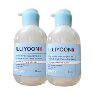 일리윤 세라마이드 아토6.0 탑투토워시 500ml 2개