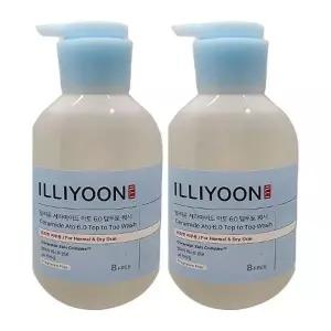 일리윤 세라마이드 아토 6.0 탑투토 워시 무향 500ml 약산성 바디클렌저 2개 Ss