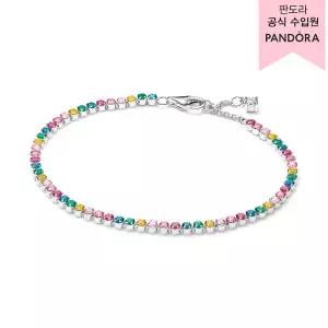[롯데백화점]판도라 [백화점 보증서 제공] 레인보우 테니스 브레이슬릿 593927C03