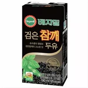 베지밀 검은참깨 두유 190ml x 72팩